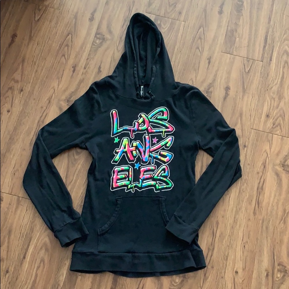 LOS ANGELES graffiti hoodie
